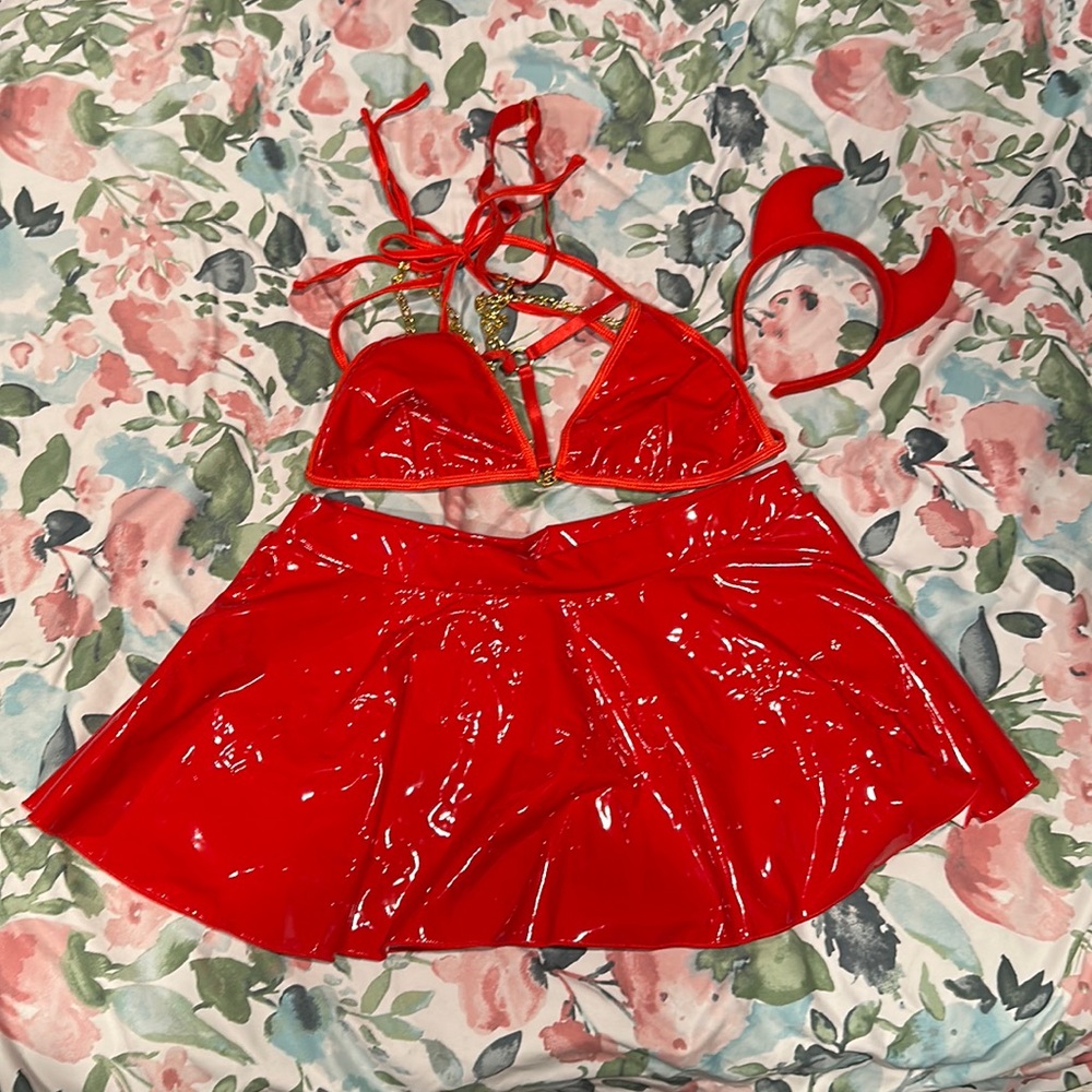 3 pack Chain Link Halloween Devil Costume Set